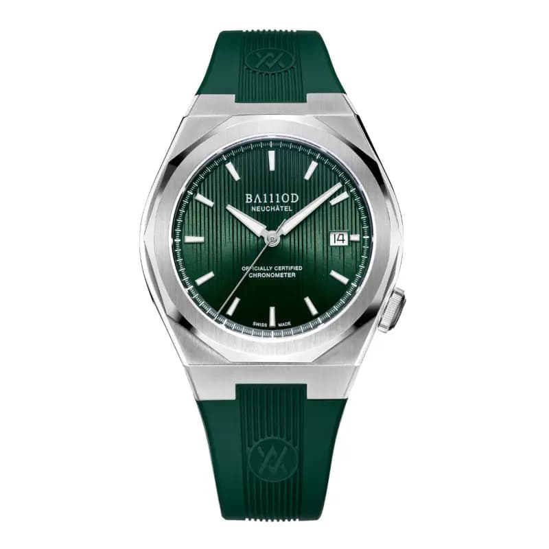 BA111OD Montre Chapitre 7 Chronomètre Vert Forêt