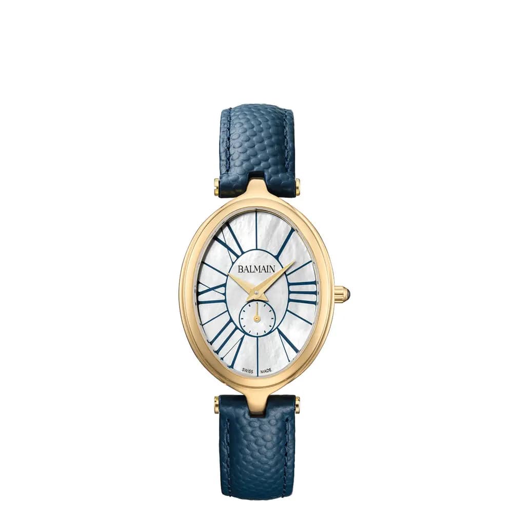Balmain Montre quartz Femme Haute elegance Nacre blanche