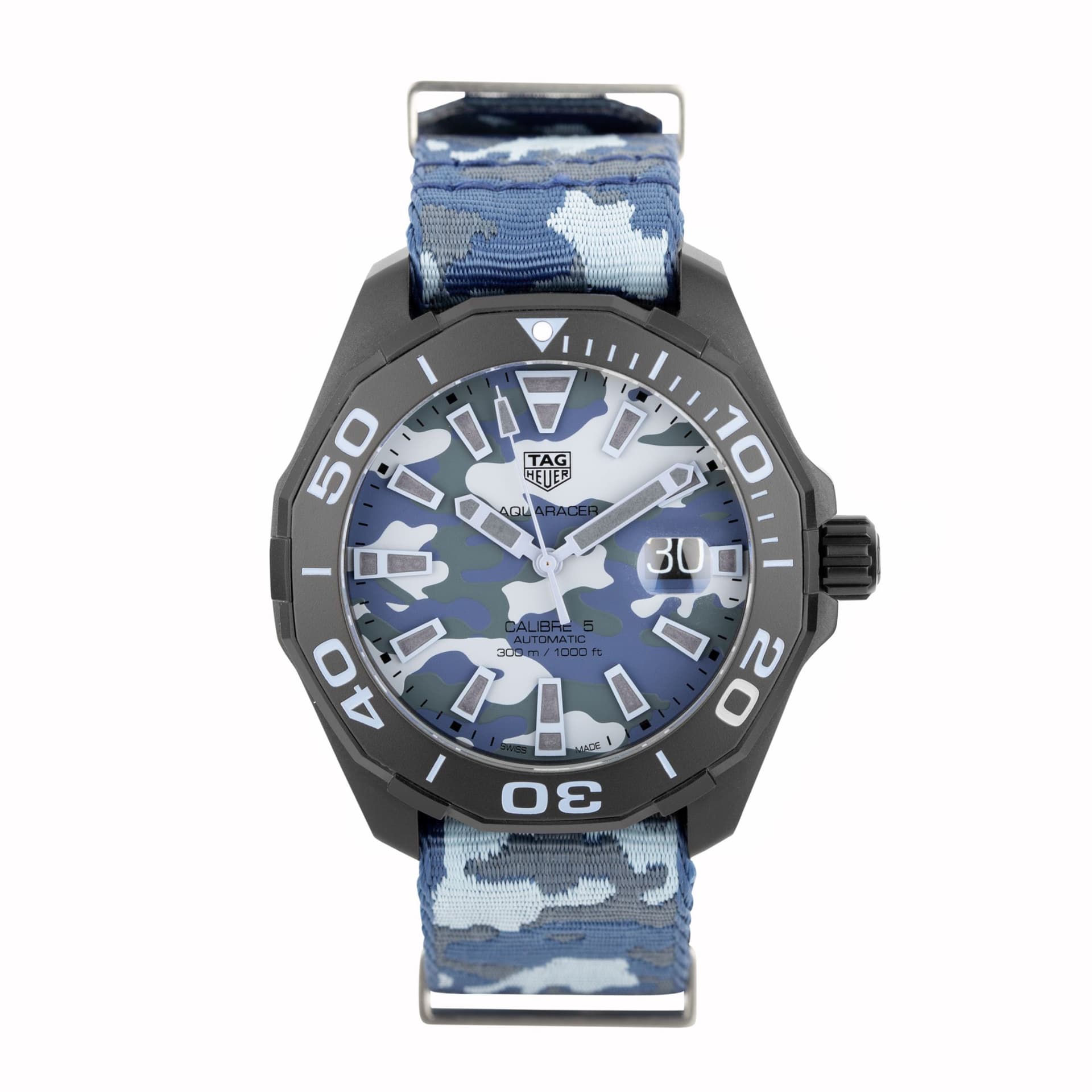 TAG Heuer Montre TAG Heuer Aquaracer 300 "Camouflage" automatique 43 mm Full Set 2022
