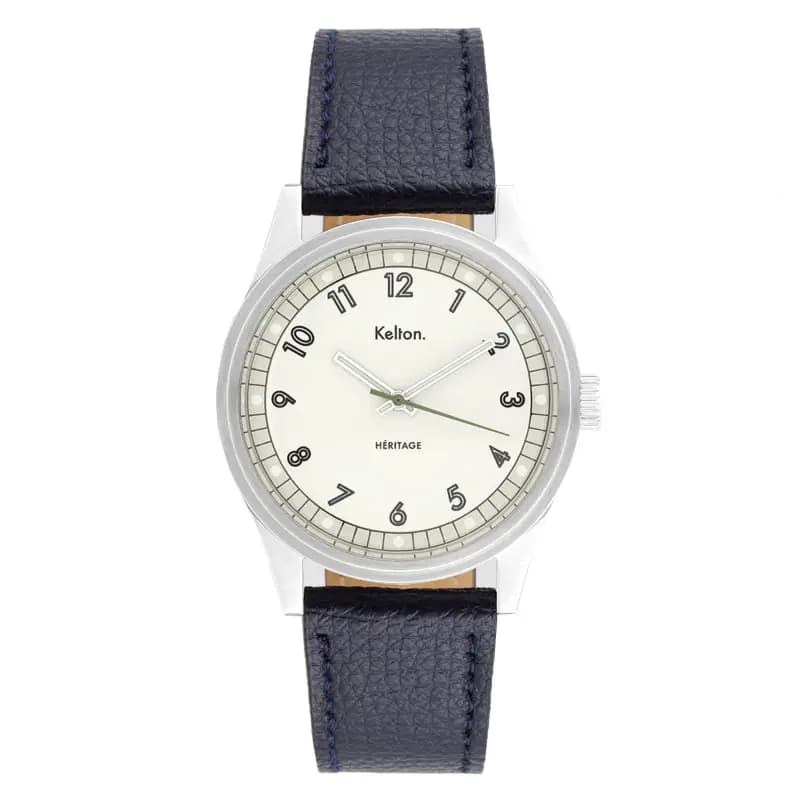 Kelton Montre Héritage Blanche Epsom navy 9126832
