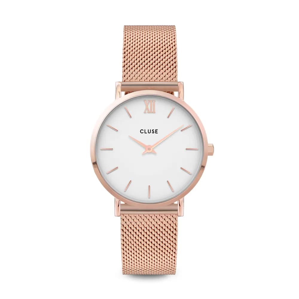 Cluse Montre quartz Femme Minuit Blanc