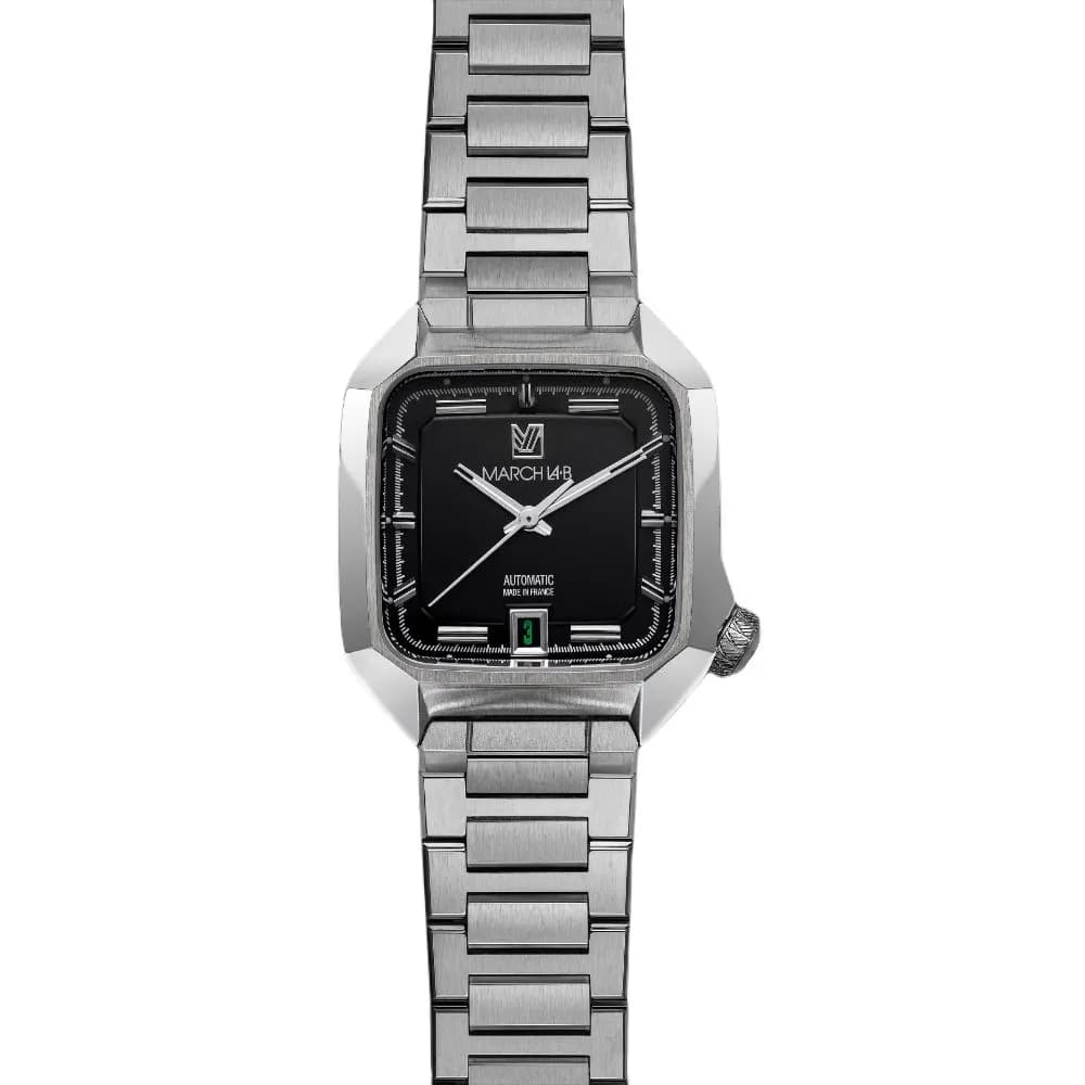 March LA.B Montre AM2 Slim Automatique Black