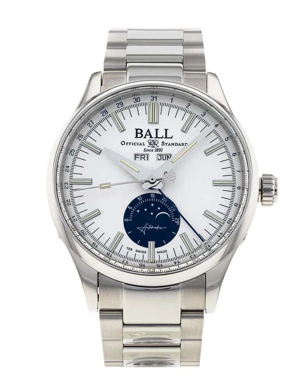 Ball Engineer II Moonphase NM3016C-S1J-WH