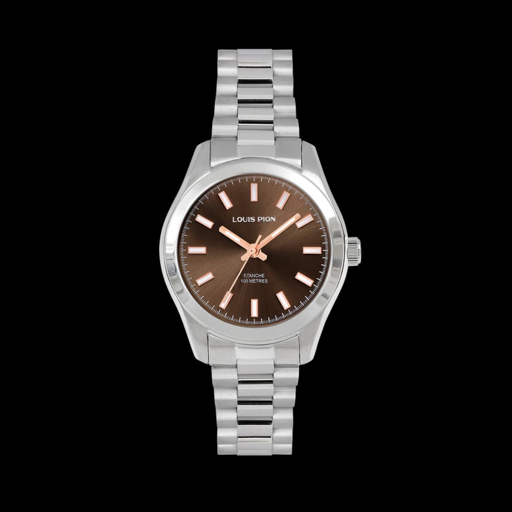 Louis Pion Montre quartz Femme Adrienne Bronze