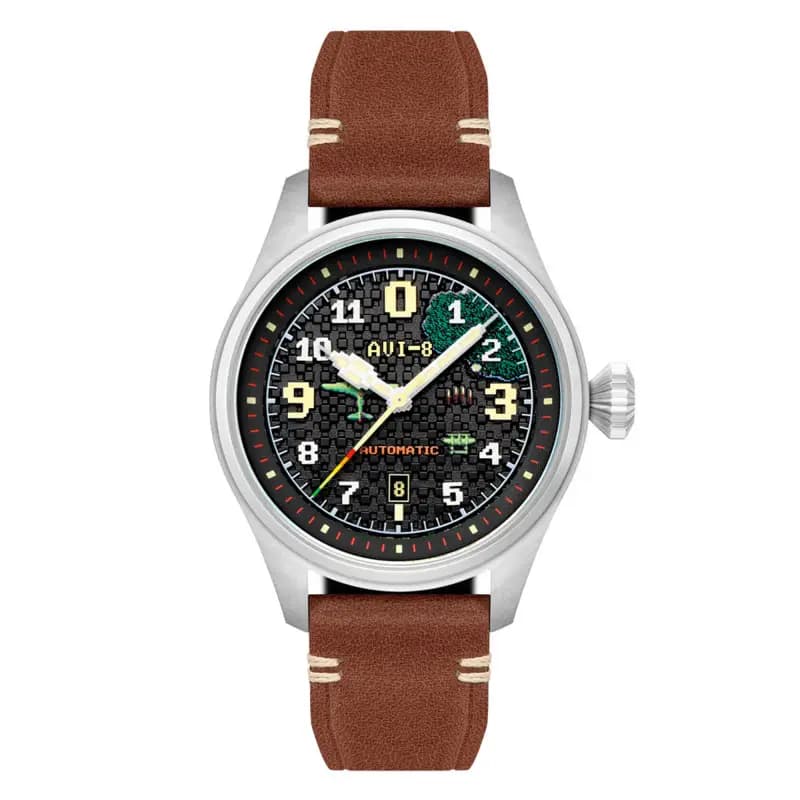 Avi-8 Montre Hawker Hurricane Clowes Automatic Capcom 1942 Pixel Limited Edition Onyx Ace AV-4126-01
