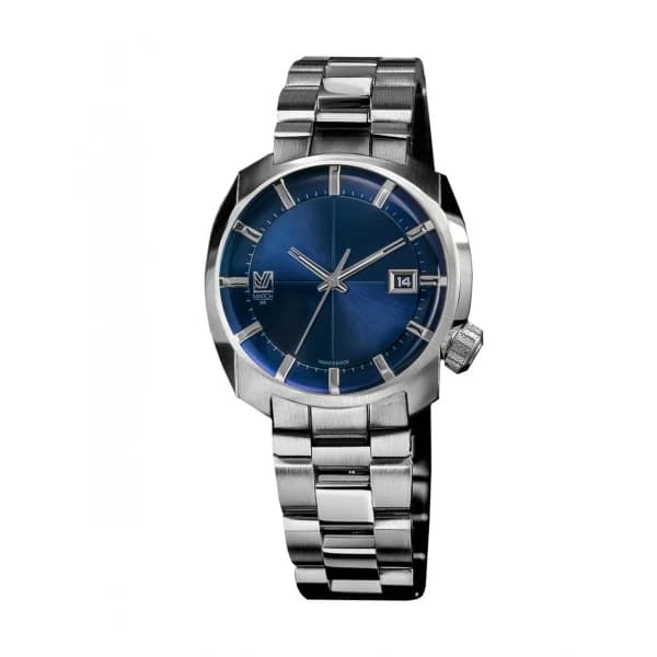 March LA.B Montre MARCH LA.B AM1 Electrique Cadran Ocean Bracelet Acier