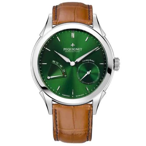 Pequignet Montre Pequignet Royale Origine Automatique Cadran Vert - 9010193-AMC