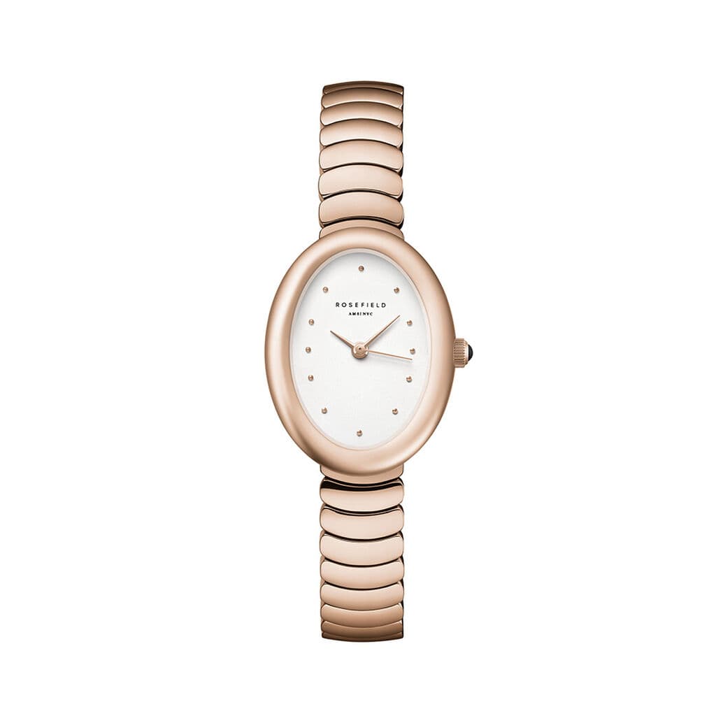 Rosefield Montre Rosefield Ovale Blanc