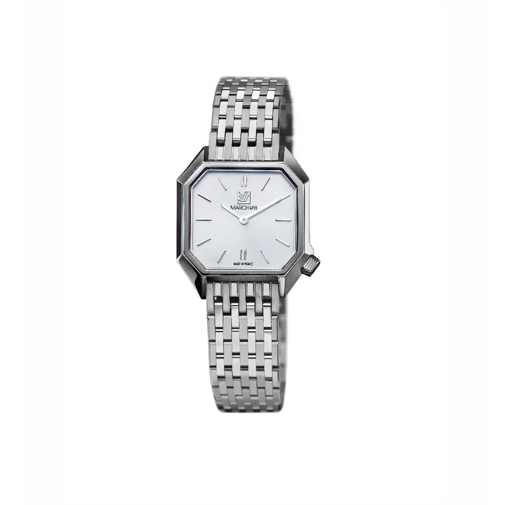 March LA.B Dandy Mansart Electrique - White - Acier poli-brossé 9 Maillons
