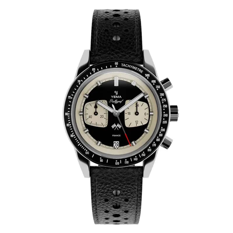 Yema Montre Rallygraf Meca-Quartz YMHF1580-A Reverse Panda YMHF1580-A