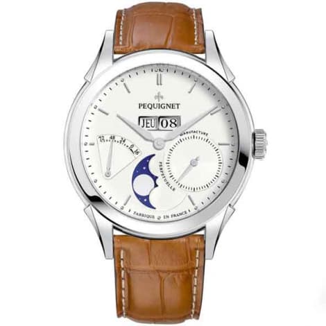 Pequignet Montre Pequignet Royale Origine Automatique Cadran Blanc - 9010433-AGC