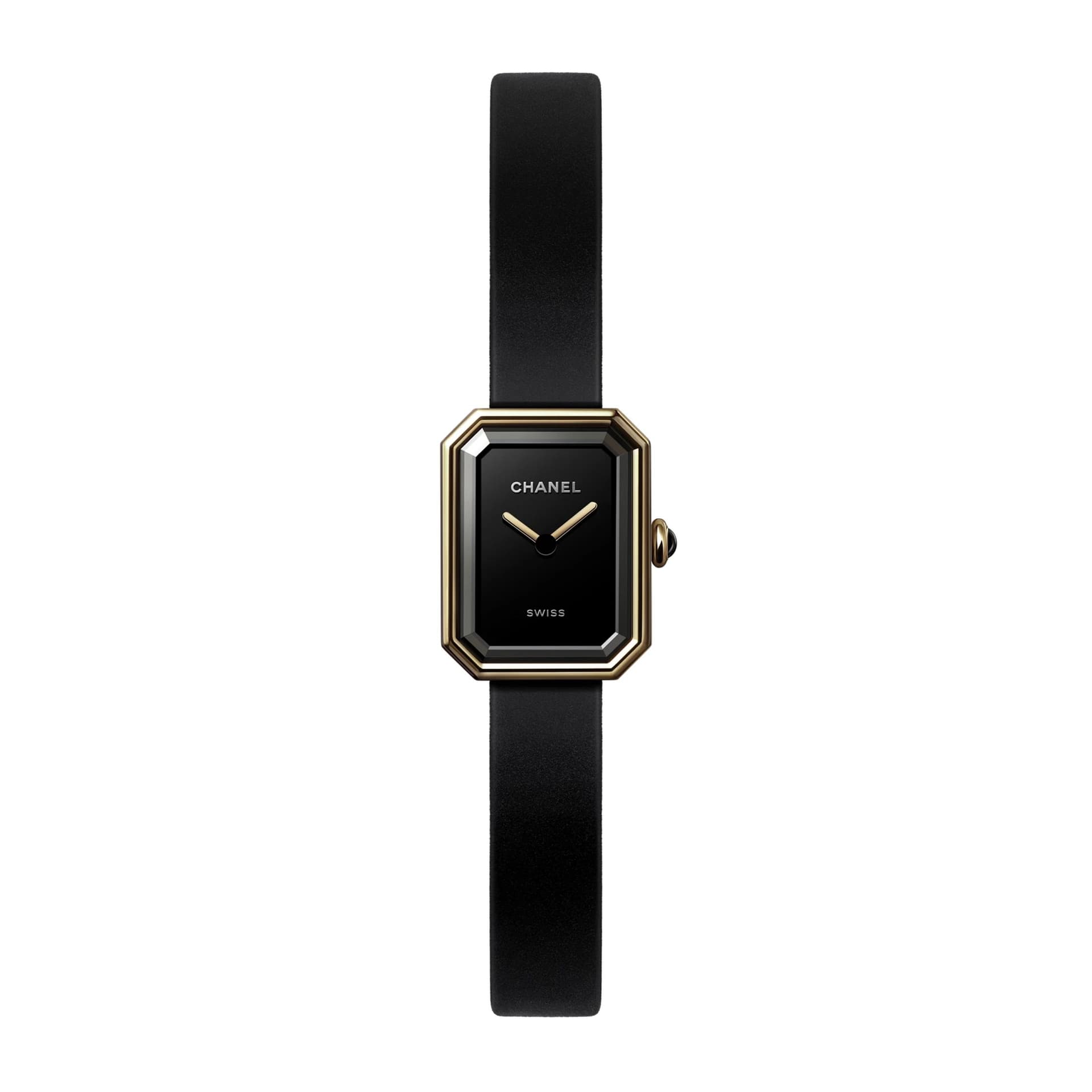 Chanel Montre CHANEL Première Ruban Or jaune et Titane quartz 19,7 x 15,2 mm Full Set 2025