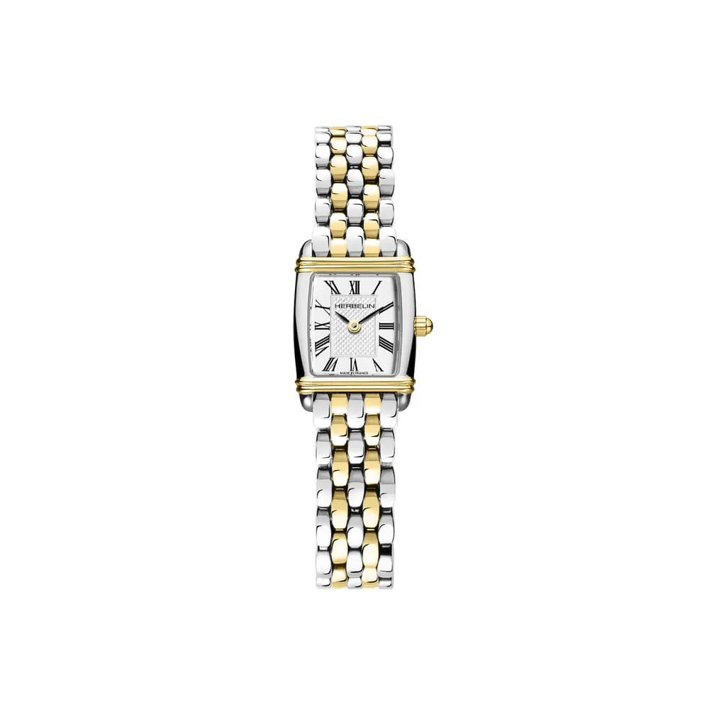 Michel Herbelin Montre Herbelin Art Déco Acier et PVD - 17438BT08