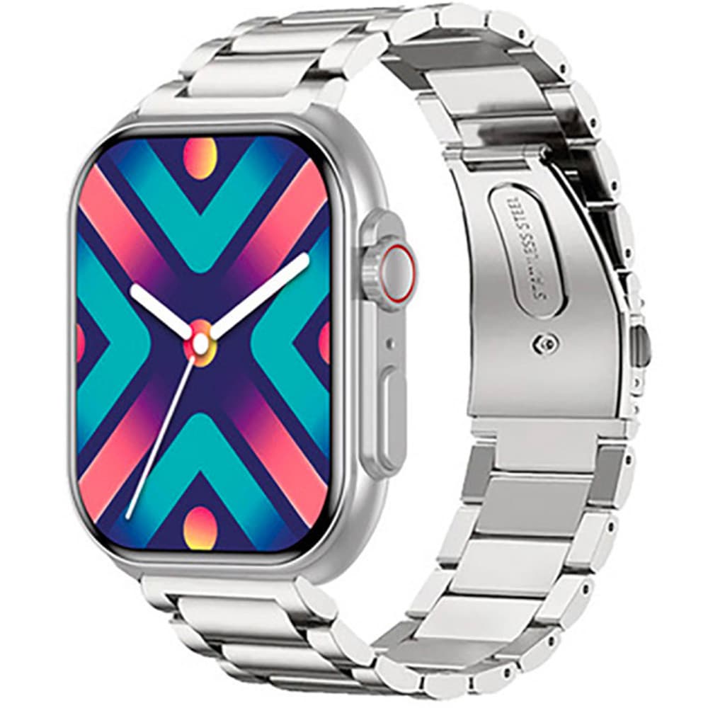 Smarty Montre Connectée Smarty Collection Boost en Métal Argenté