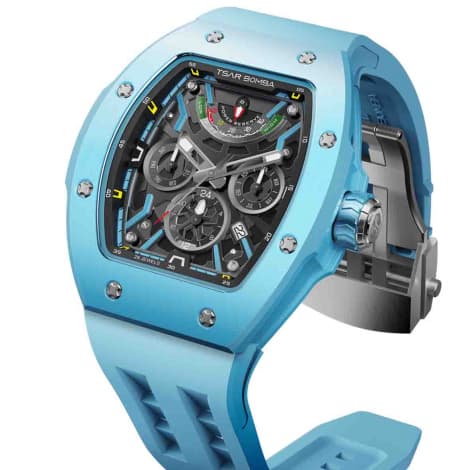 Tsar Bomba Montre Tsar Bomba - Atomic - Céramique - Bleu - TB8222C-02