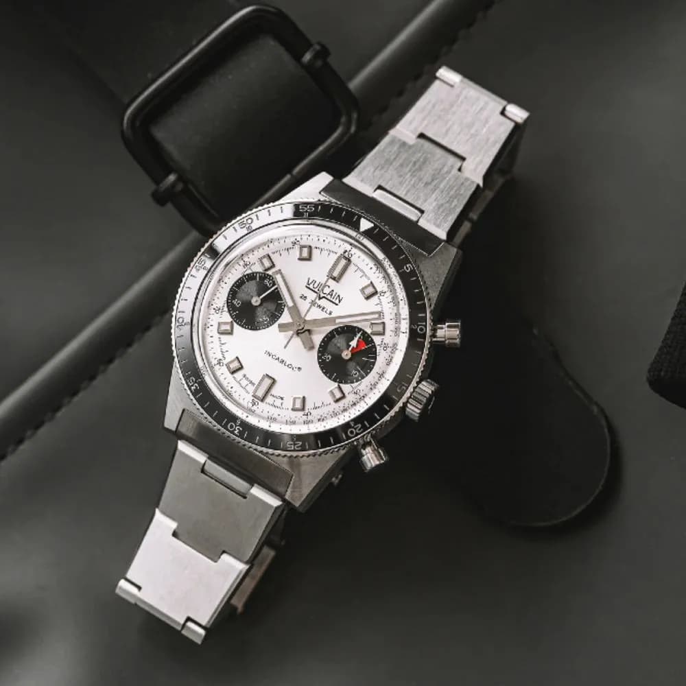 Vulcain Skindiver Chronograph Blanc