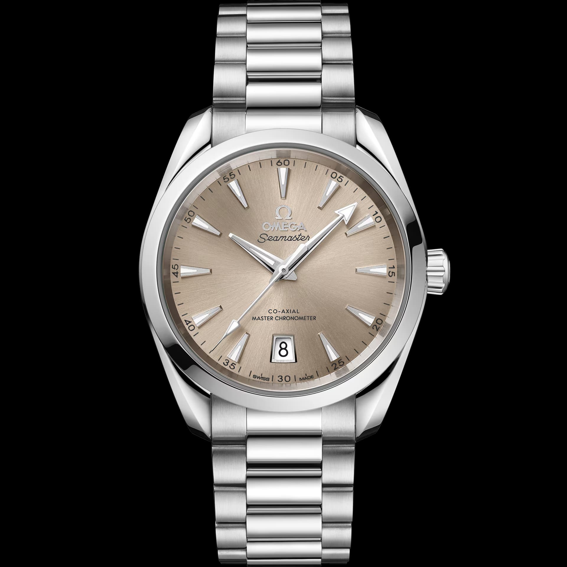 Omega Seamaster 38 mm, acier sur acier
