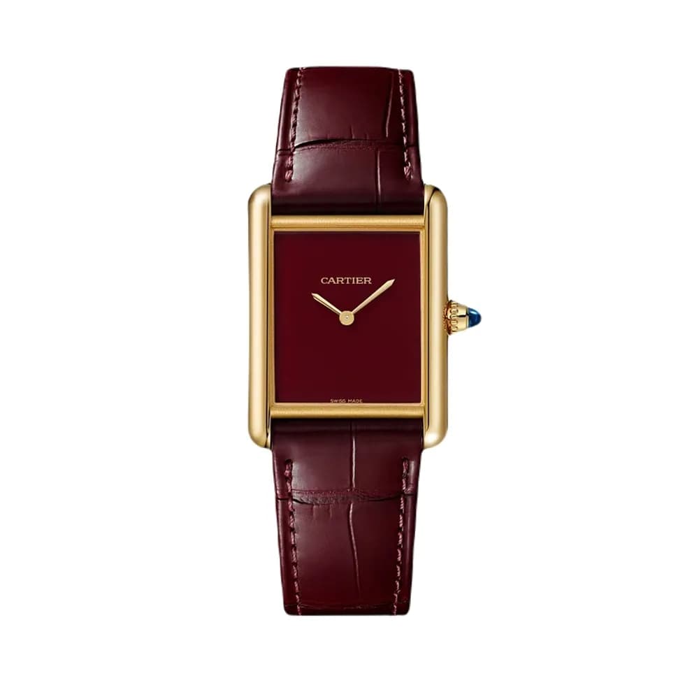Tank Louis Cartier — cadran rouge