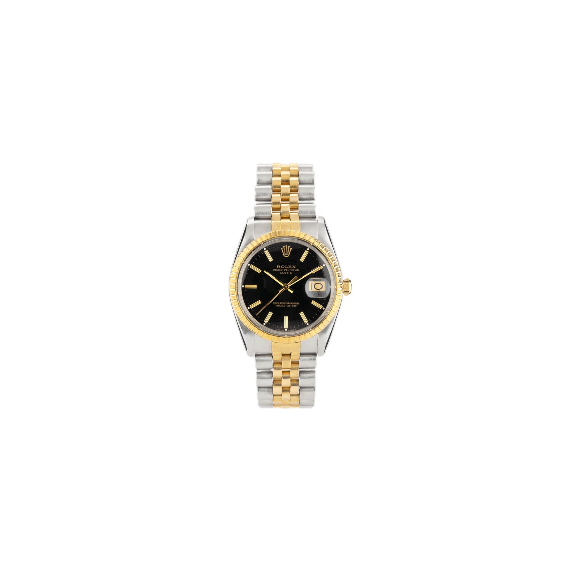 Rolex Montre Rolex Datejust bicolore 36 mm 1984 Ref. 15053 Full Set