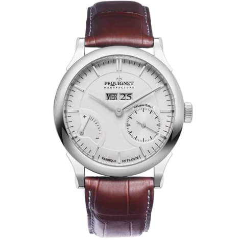 Pequignet E. Montre Pequignet Royale Paris Automatique Cadran Blanc - 9007233