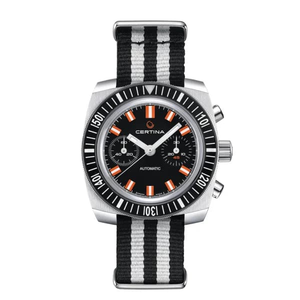 Certina Montre Certina DS Chronograph Automatic 1968 Automatique Cadran Noir