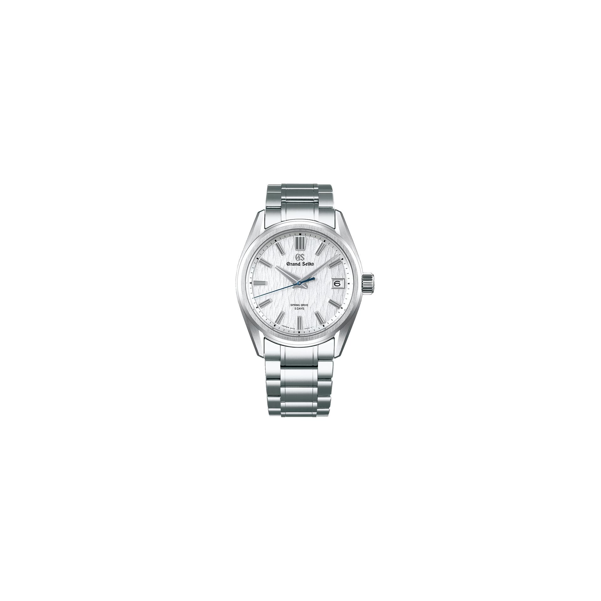 Grand Seiko Montre Grand Seiko Evolution 9 "White Birch" Spring Drive cadran blanc bracelet acier 40 mm