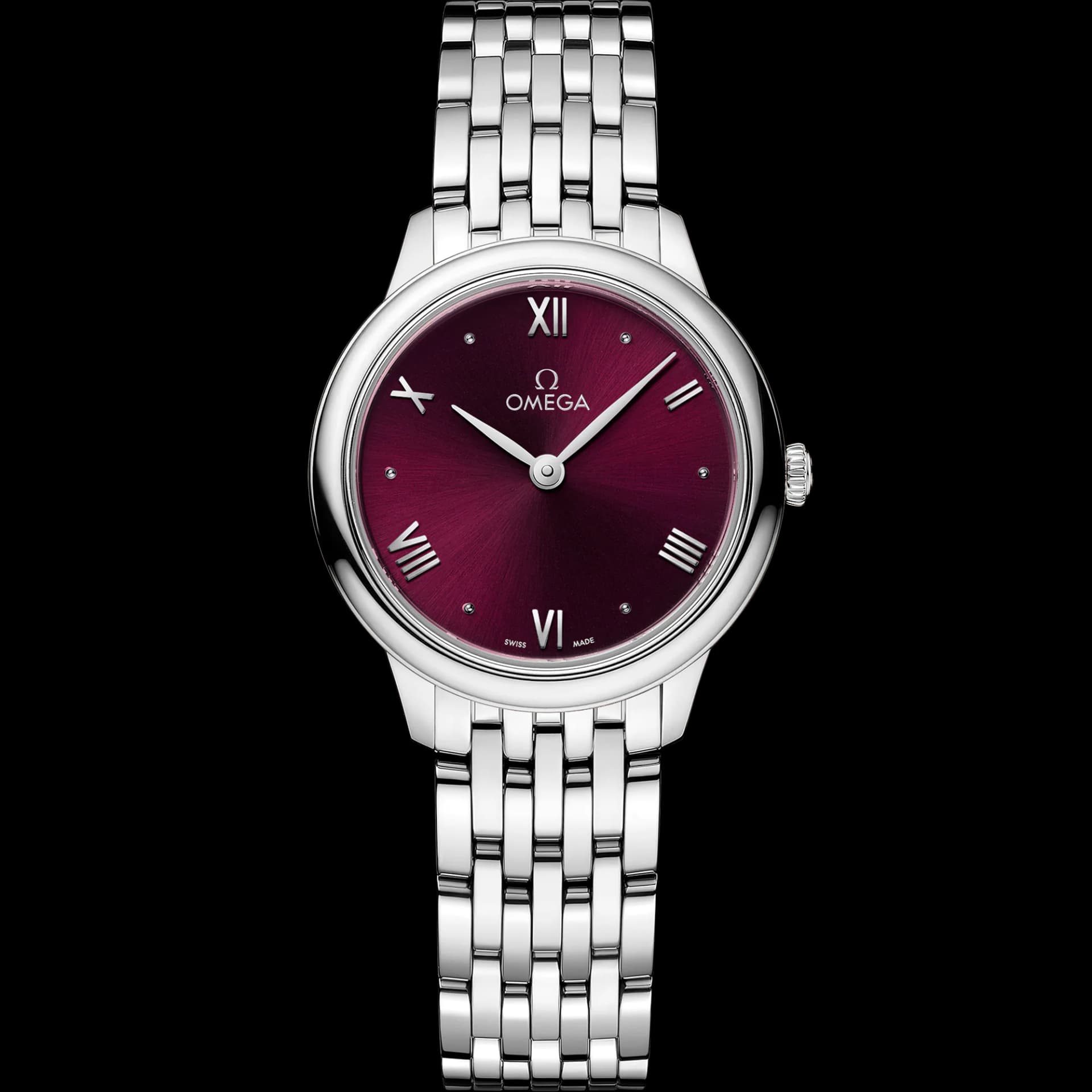 Omega De Ville 27,5 mm, acier sur acier