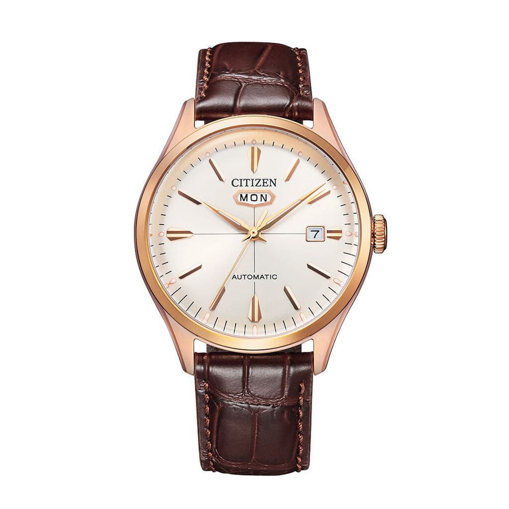 Citizen Montre Automatique Citizen Collection Mechanical en Cuir Marron