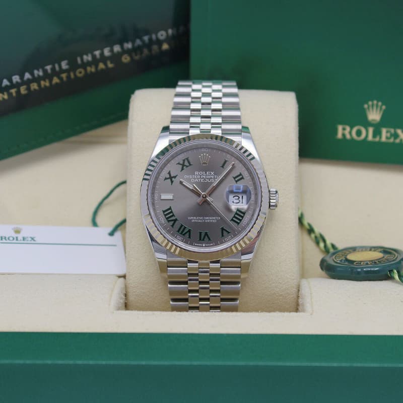 Rolex Datejust 36 — cadran gris