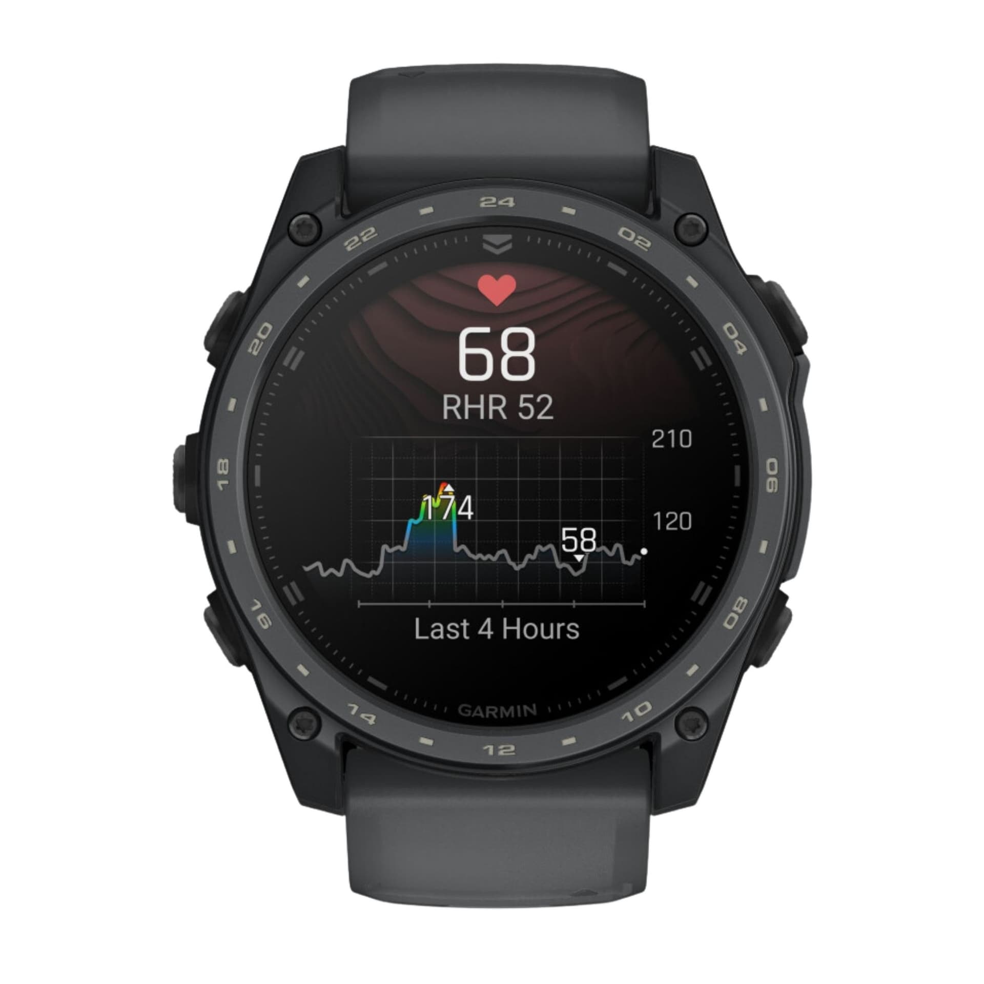 Garmin Montre Garmin Tactix 8 Cerakote AMOLED bracelet silicone gris 51 mm - Avec calculateur Applied Ballistics Ultralight
