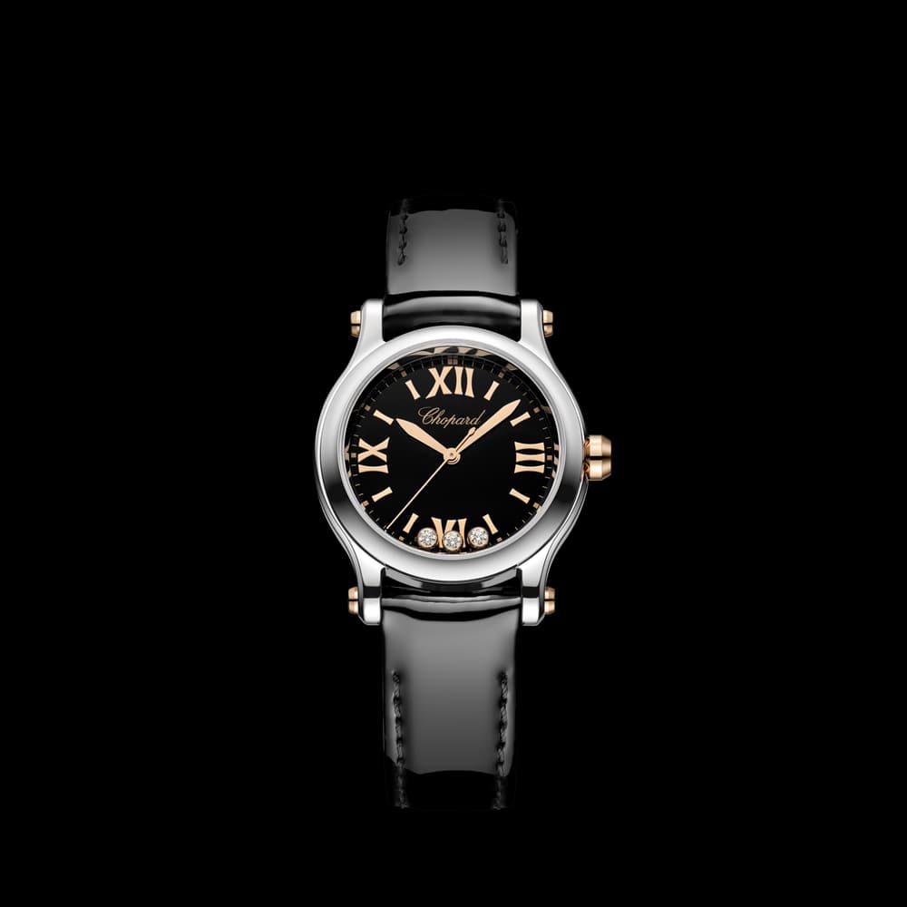 Chopard Montre quartz Femme Happy sport Noir