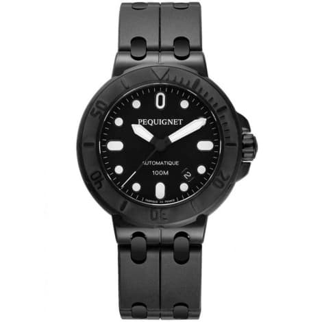 Pequignet E. Montre Pequignet Moorea Hossegor Titane Noir 43 mm - 4701443S-SN