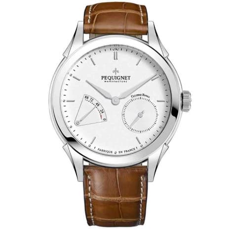 Pequignet Montre Pequignet Royale Origine Automatique Cadran Blanc - 9010133-CGF