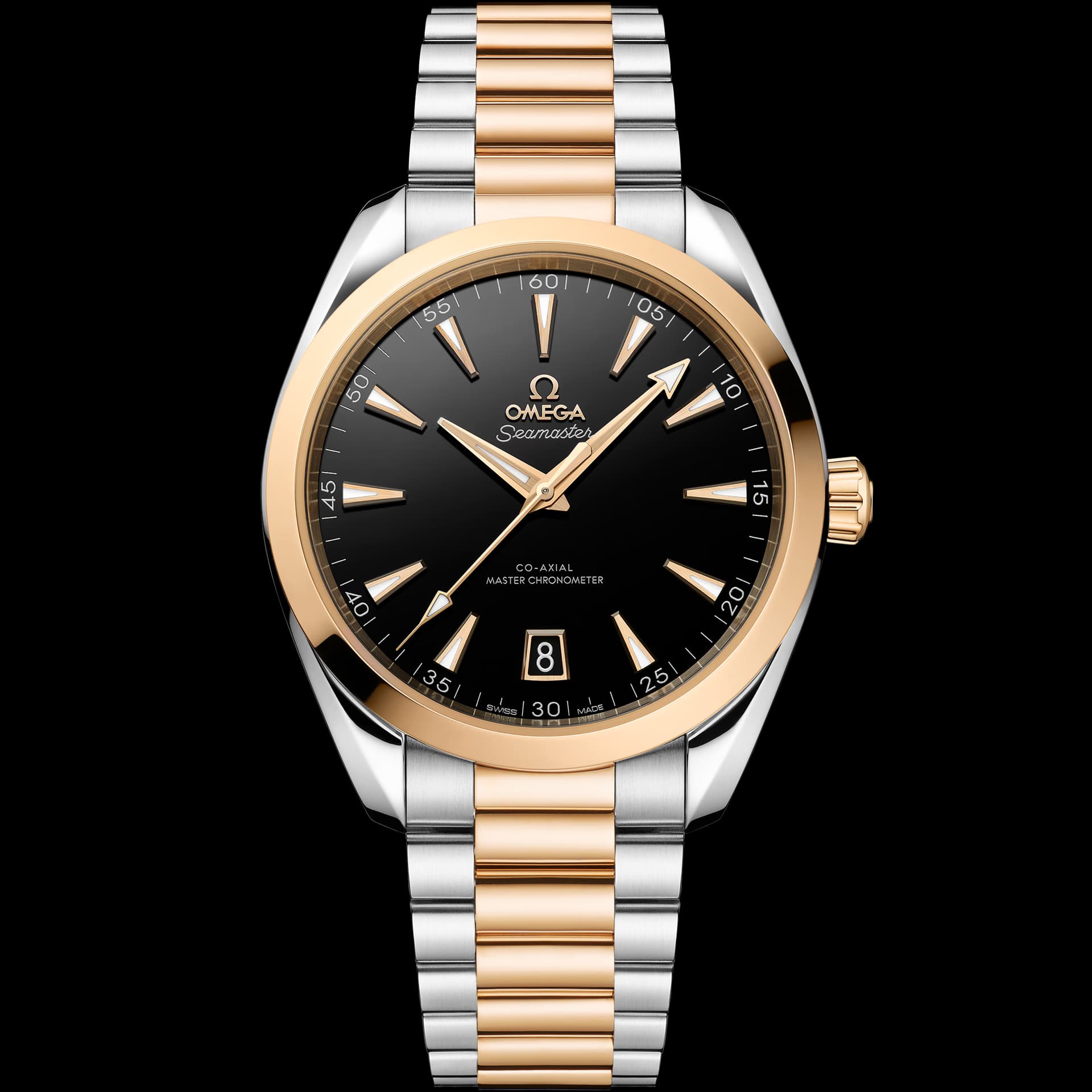 Omega Seamaster 41 mm, acier - or Moonshine™ sur acier - or Moonshine™