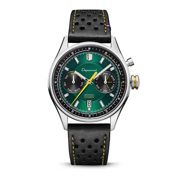 Depancel Montre Depancel Autosport Green 39 mm Automatique Calendrier Complet