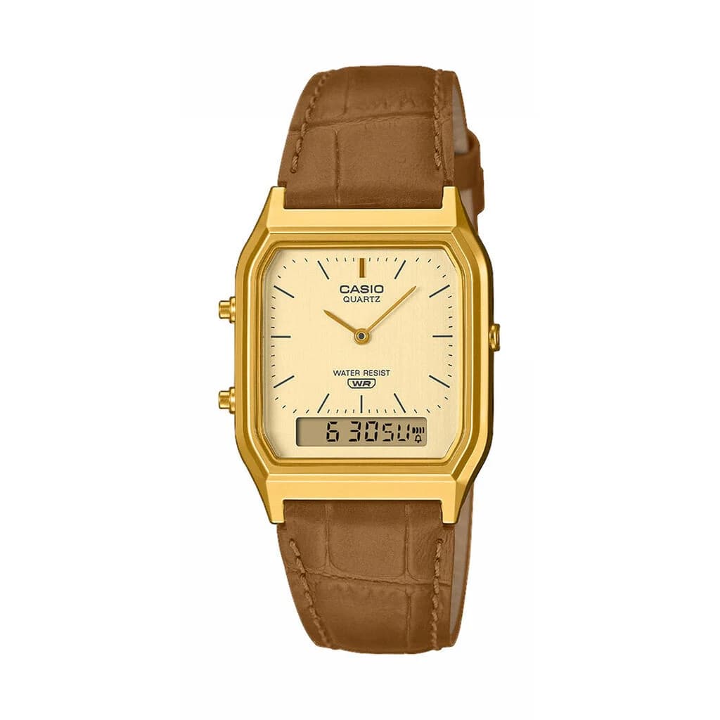 Casio Collection Vintage — boîtier doré