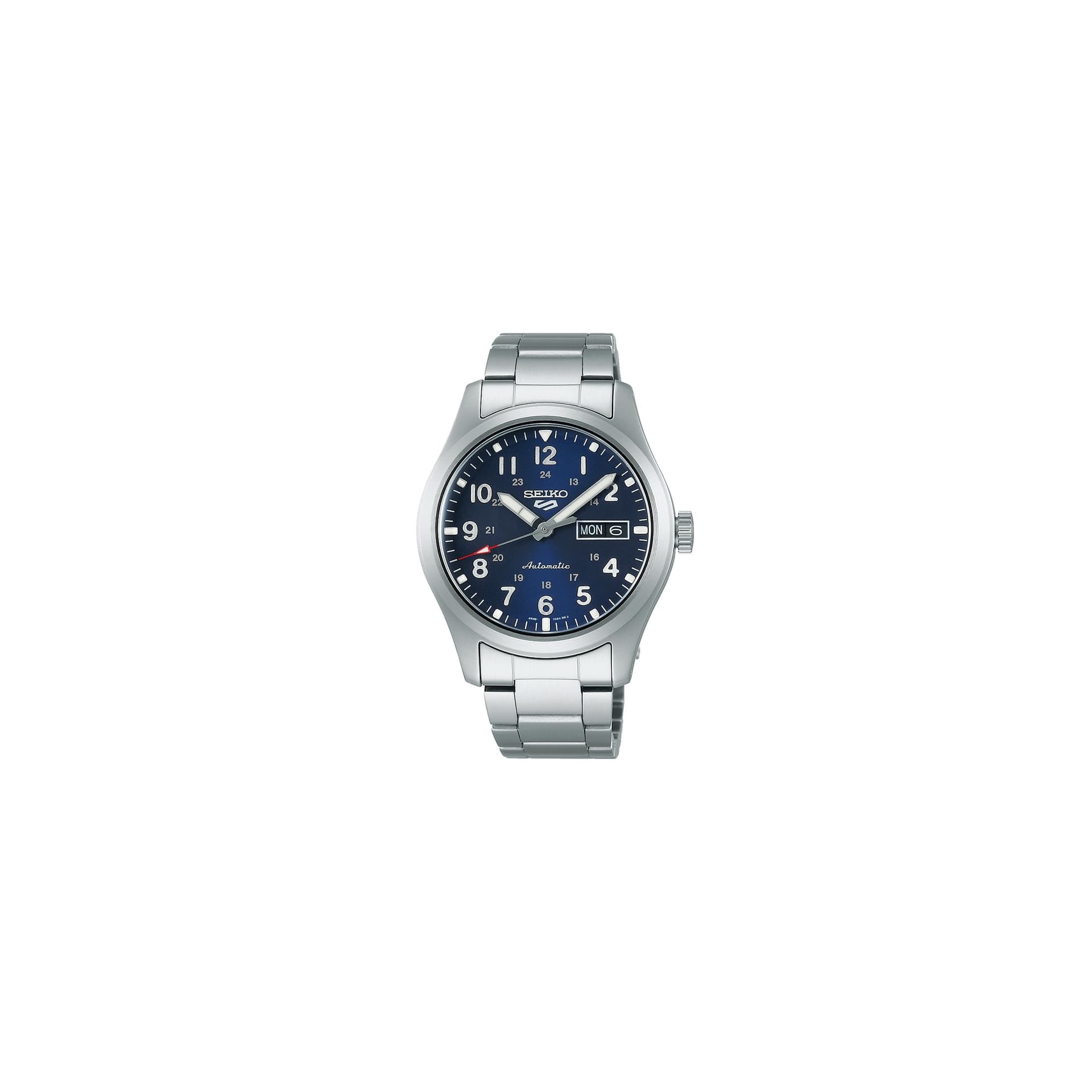 Seiko 5 — cadran bleu acier