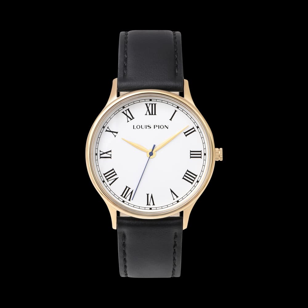Louis Pion Montre quartz Homme Hector Blanc