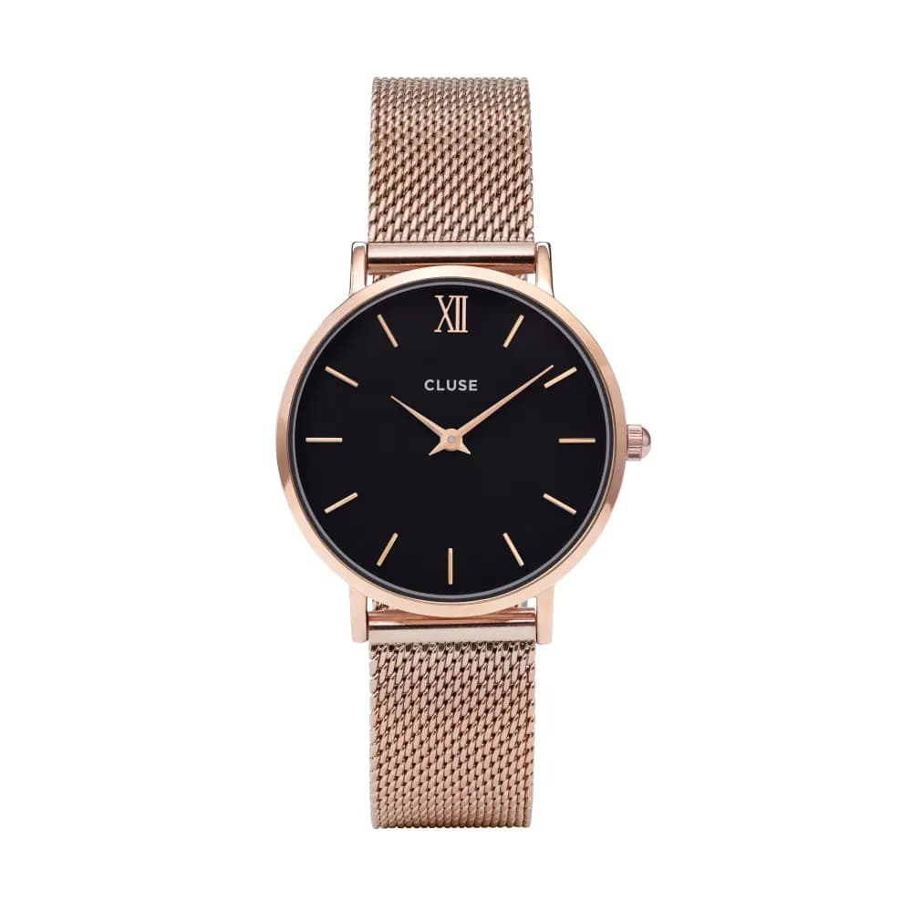 Cluse Montre quartz Femme Minuit Noir