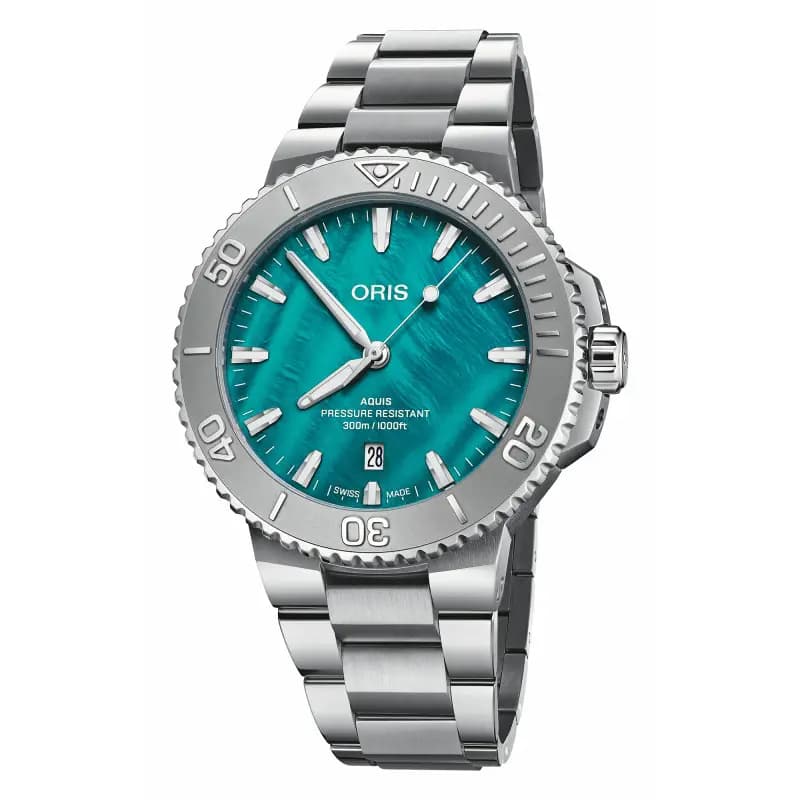 Oris Montre Aquis Date New York Harbor II 01 733 7789 4187-Set