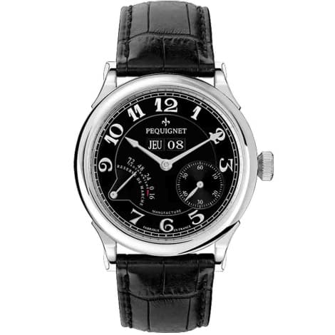 Pequignet E. Montre Pequignet Royale Paris Automatique Cadran Noir - 9000443