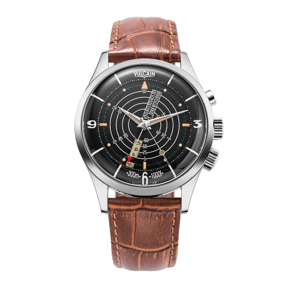 Vulcain Nautical Black Beige Patina