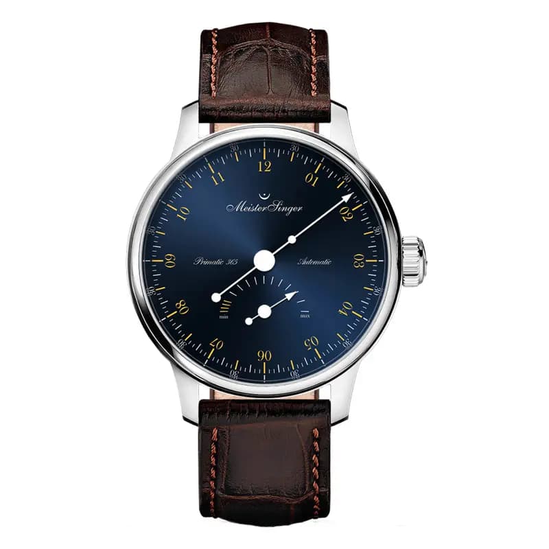 MeisterSinger Montre Primatic 365 Bleu PR365917G