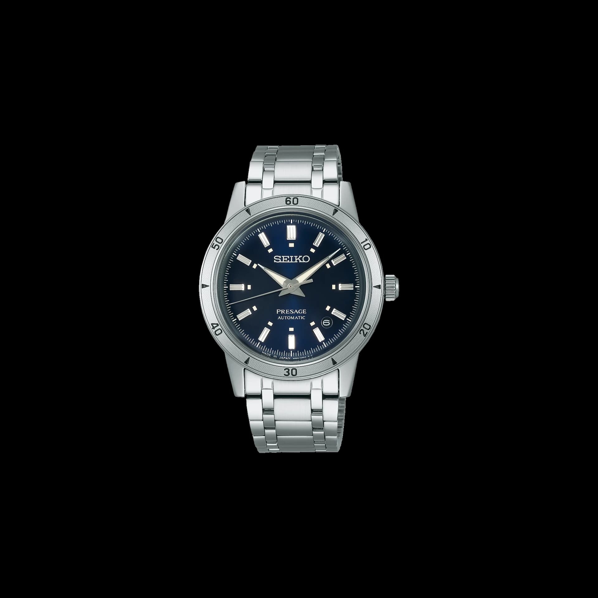 Seiko Presage — cadran bleu 40 mm