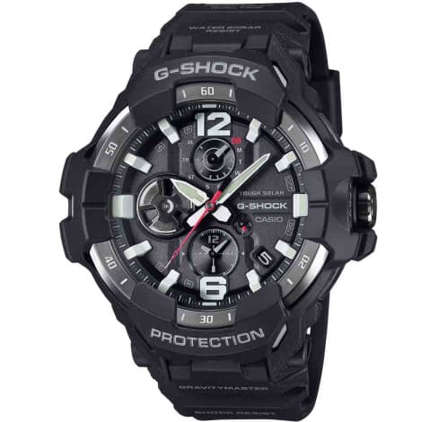 Casio Montre GShock Master of G - GravityMaster - Noir & Argent 59 x 54.7 mm- GR-B300-1A
