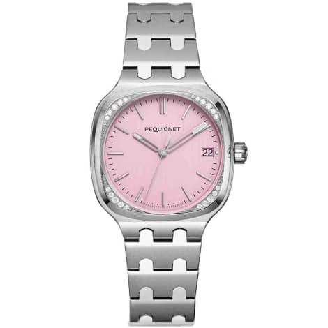 Pequignet Montre Pequignet Manufacture Concorde 20 Diamants - 36mm Automatique Cadran Rose - 9046489