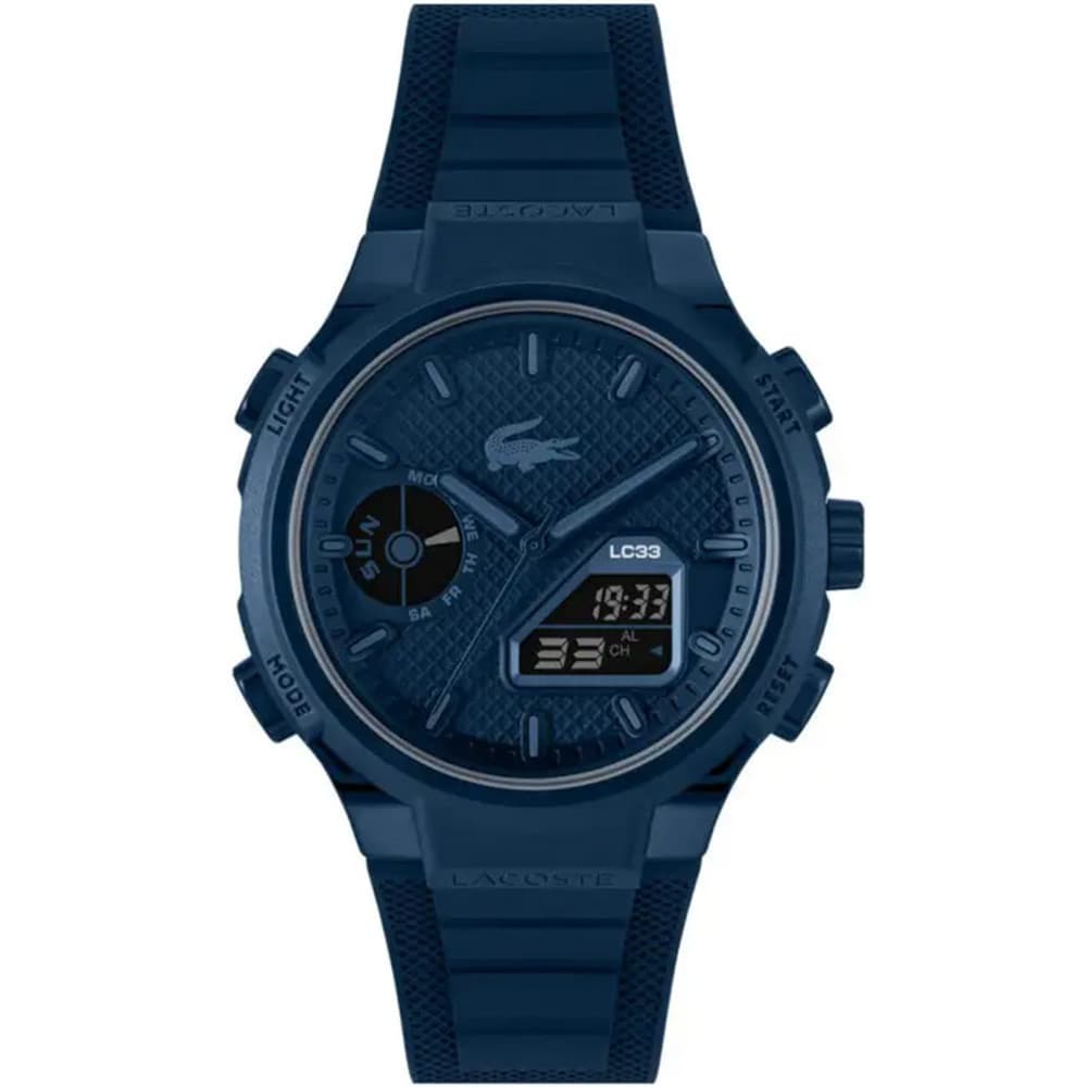 Lacoste Montre Lacoste Collection LC33 en Silicone Bleu