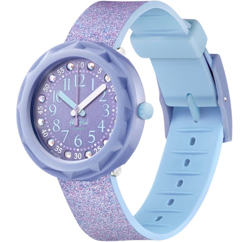 Flik Flak Montre Flik Flak Lilaxus en Plastique Violet