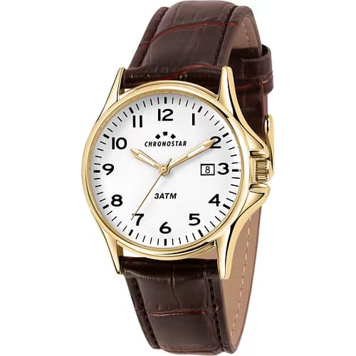 Chronostar Montre Homme Chronostar Cuir synthétique Marron R3751121003