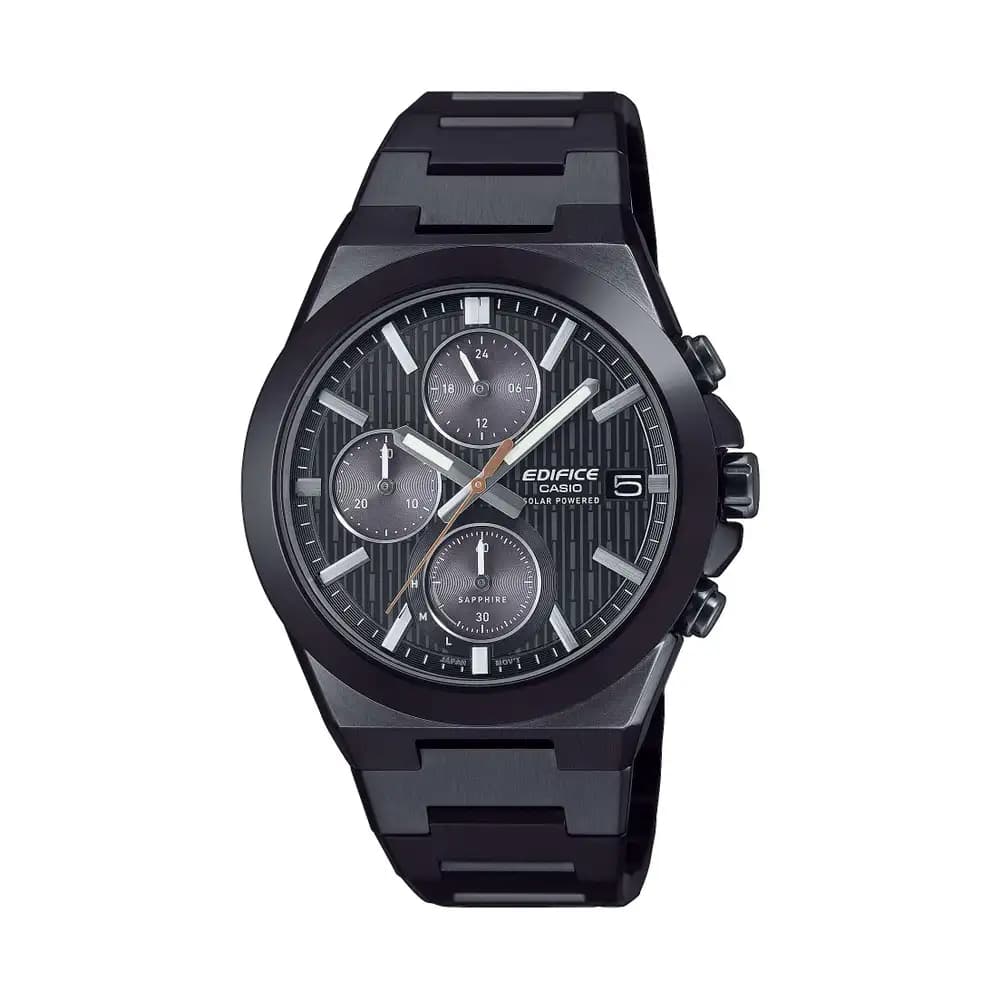 Casio Edifice Montre quartz solaire Homme Edifice Noir